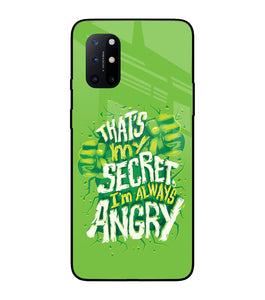 Hulk Smash Quote Oneplus 8T Glass Cover