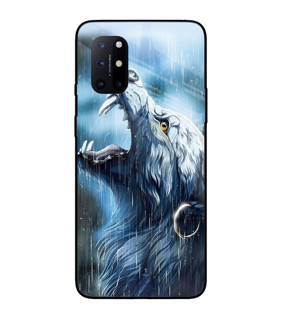 Wolf in Rain Oneplus 8T Glass Cover