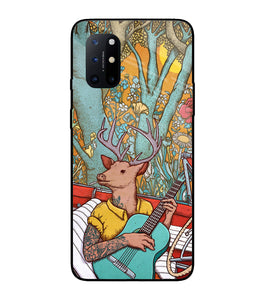 Deer Doodle Art Oneplus 8T Glass Cover