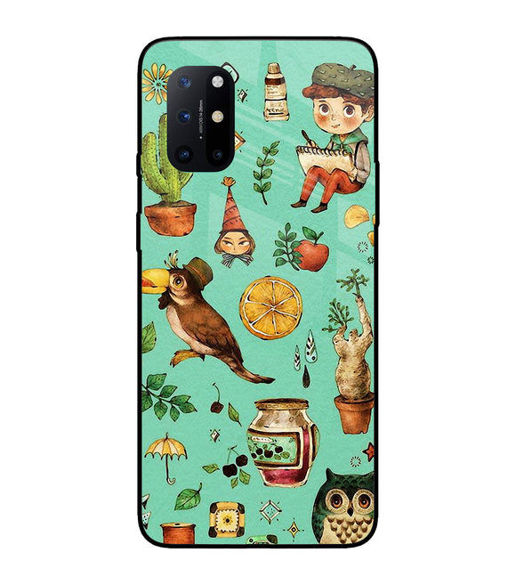 Vintage Art Oneplus 8T Glass Cover