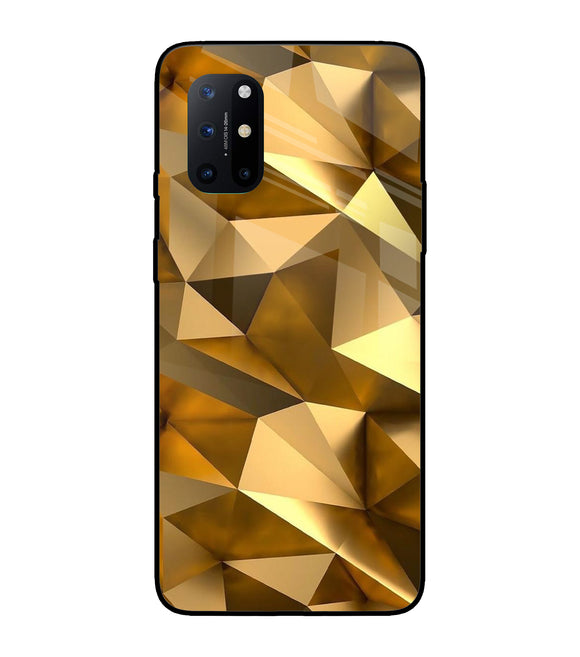 Golden Poly Art Oneplus 8T Glass Cover