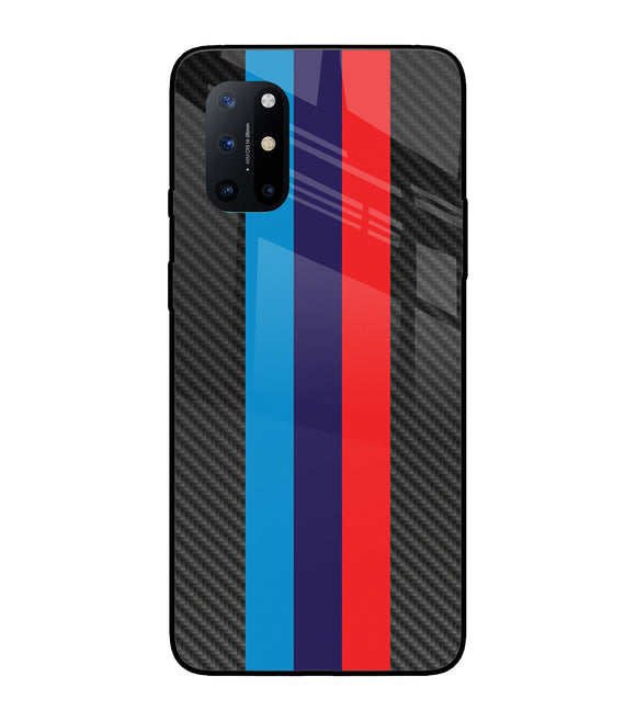 BMW Stripes Pattern Oneplus 8T Glass Cover