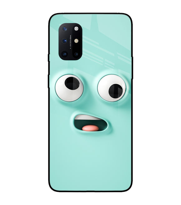 Silly Face Cartoon Oneplus 8T Glass Cover