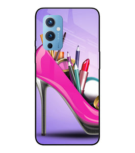 Makeup Heel Shoe Oneplus 9 Glass Cover