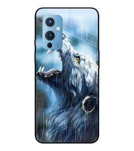 Wolf in Rain Oneplus 9 Glass Cover