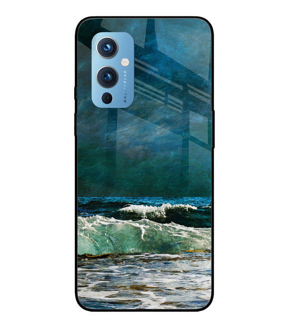 Sea Wave Art Oneplus 9 Glass Cover