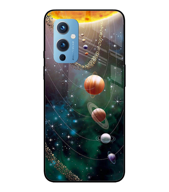 Solar System Art Oneplus 9 Glass Cover