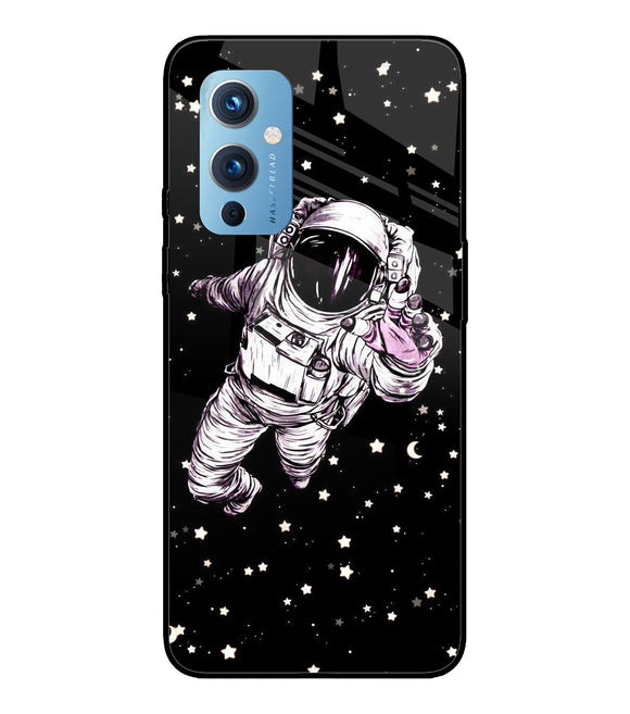 Astronaut On Space Oneplus 9 Glass Cover