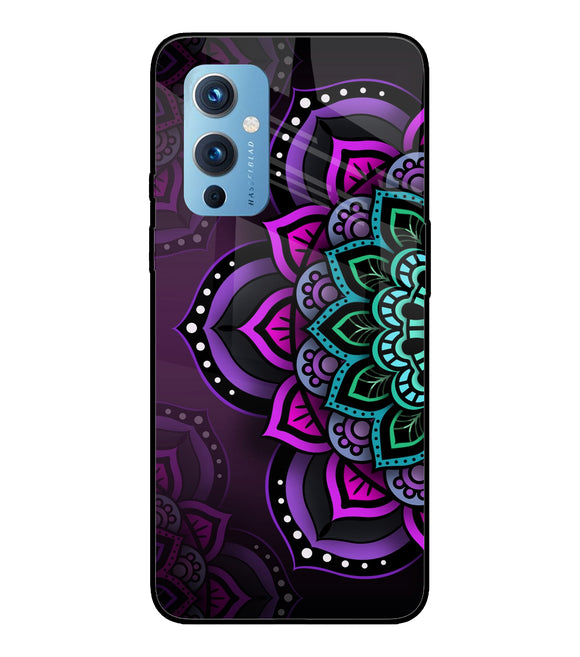 Abstract Rangoli Oneplus 9 Glass Cover