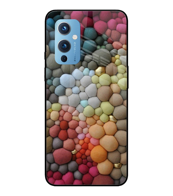 Colorful Balls Rug Oneplus 9 Glass Cover
