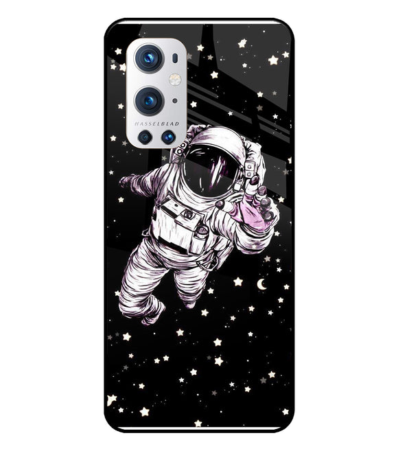 Astronaut On Space Oneplus 9 Pro Glass Cover