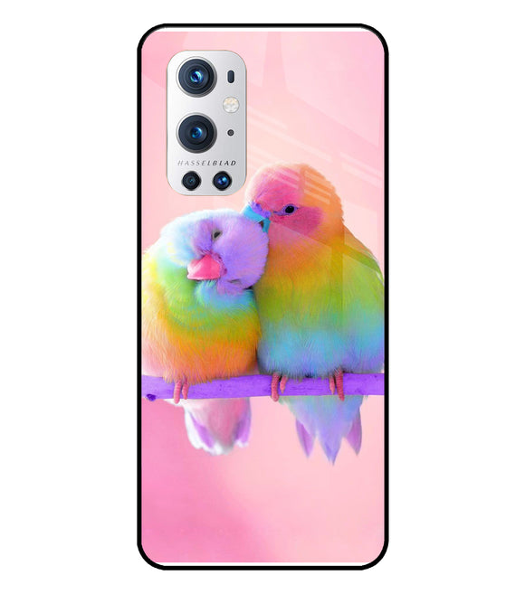 Love Birds Oneplus 9 Pro Glass Cover