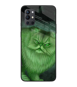 Hulk Cat Oneplus 9R Glass Cover