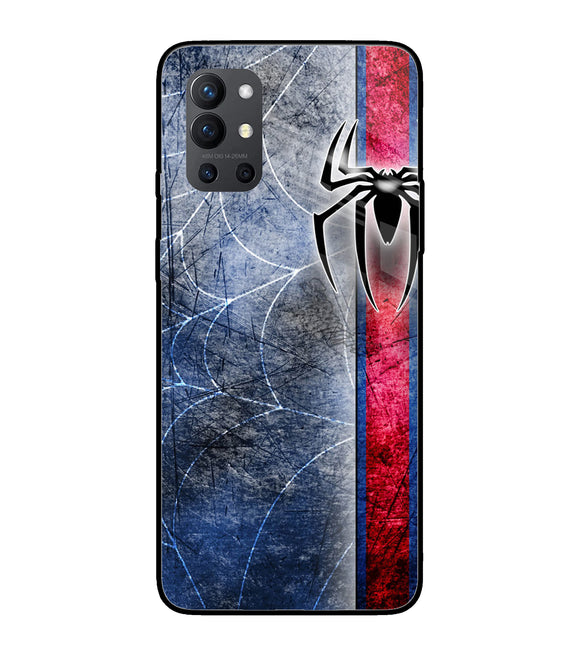 Spider Blue Wall Oneplus 9R Glass Cover