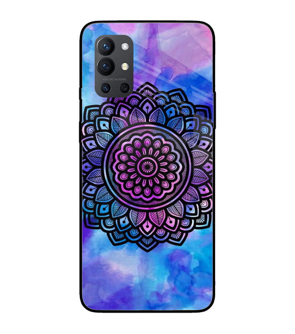 Mandala Water Color Art Oneplus 9R Glass Cover