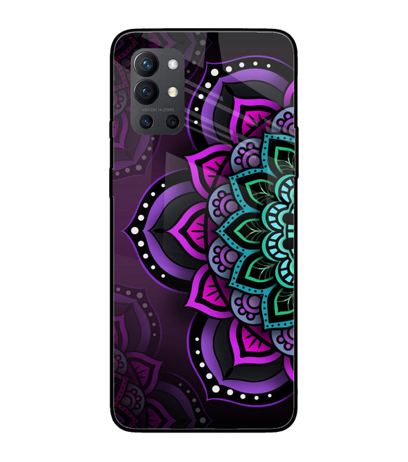 Abstract Rangoli Oneplus 9R Glass Cover