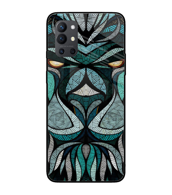 Lion Tattoo Art Oneplus 9R Glass Cover