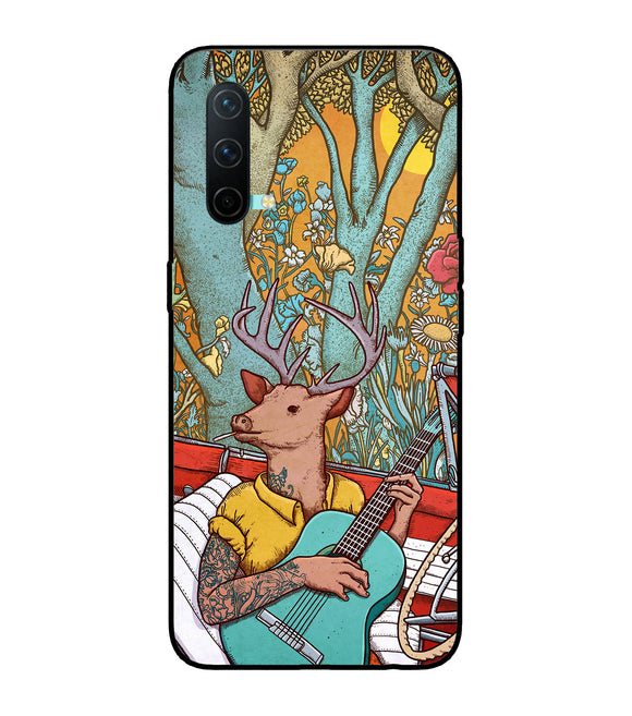 Deer Doodle Art Oneplus Nord CE 5G Glass Cover