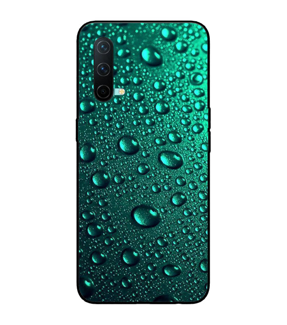 Green Water Drops Oneplus Nord CE 5G Glass Cover