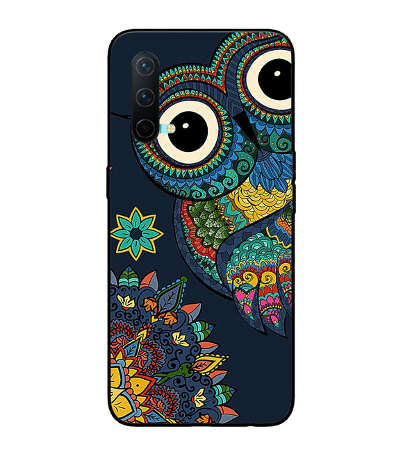 Abstract Owl Art Oneplus Nord CE 5G Glass Cover