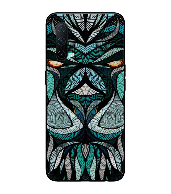 Lion Tattoo Art Oneplus Nord CE 5G Glass Cover