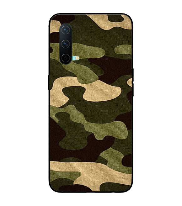 Camouflage Canvas Oneplus Nord CE 5G Glass Cover