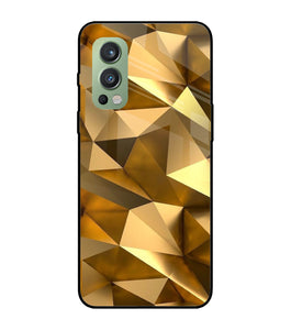 Golden Poly Art OnePlus Nord 2 5G Glass Cover