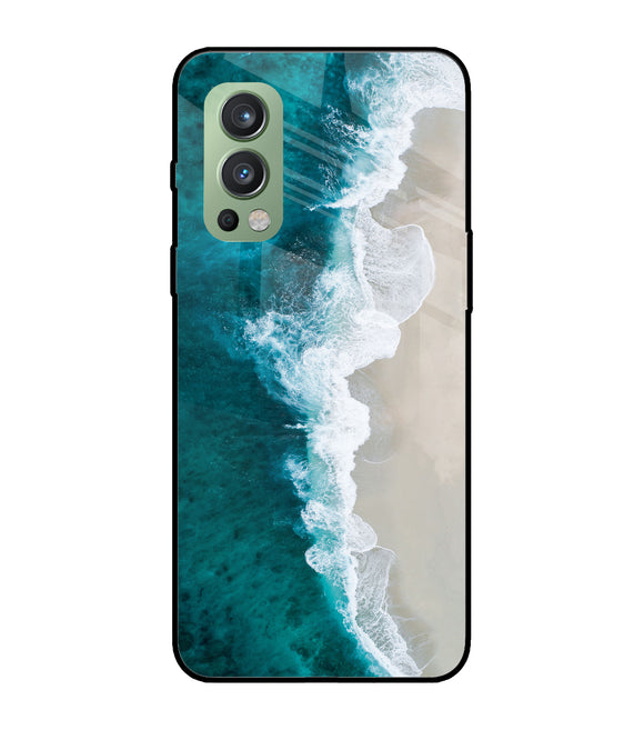 Tuquoise Ocean Beach OnePlus Nord 2 5G Glass Cover
