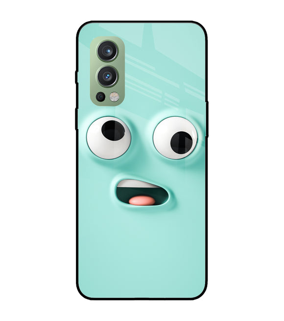 Silly Face Cartoon OnePlus Nord 2 5G Glass Cover