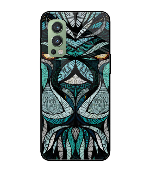 Lion Tattoo Art OnePlus Nord 2 5G Glass Cover