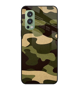Camouflage Canvas OnePlus Nord 2 5G Glass Cover