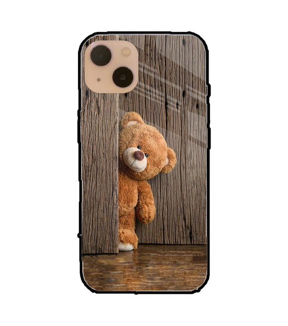 Teddy Wooden iPhone 13 Glass Cover