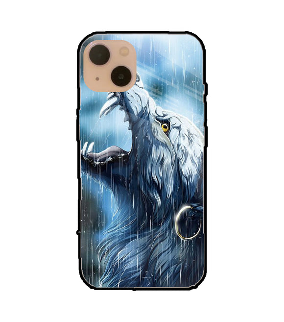 Wolf in Rain iPhone 13 Glass Cover