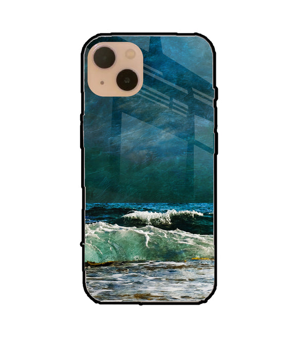 Sea Wave Art iPhone 13 Glass Cover