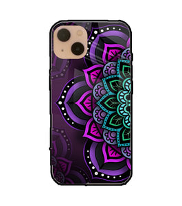 Abstract Rangoli iPhone 13 Glass Cover