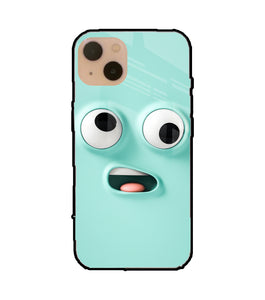 Silly Face Cartoon iPhone 13 Glass Cover