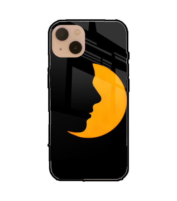 Moon Face iPhone 13 Glass Cover