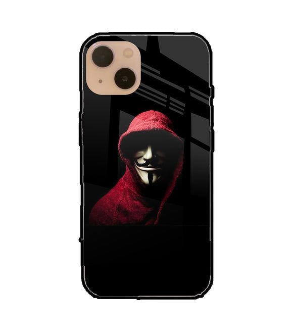 Anonymous Hacker iPhone 13 Glass Cover