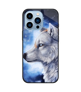Wolf Night iPhone 13 Pro Glass Cover