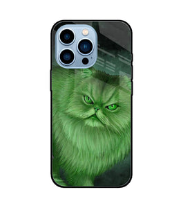 Hulk Cat iPhone 13 Pro Glass Cover