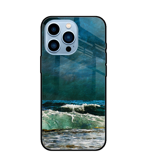 Sea Wave Art iPhone 13 Pro Glass Cover