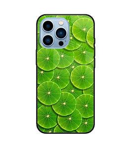 Lime Slice iPhone 13 Pro Glass Cover