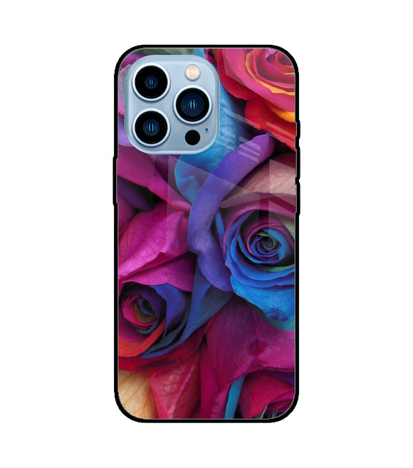 Colorful Roses iPhone 13 Pro Glass Cover