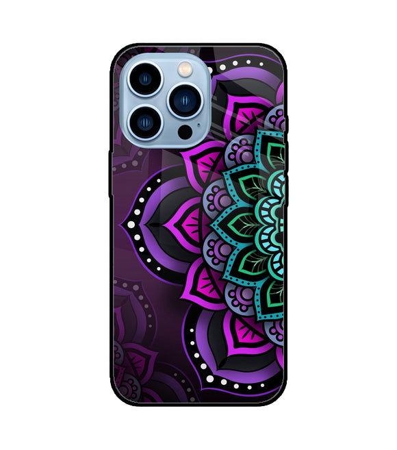 Abstract Rangoli iPhone 13 Pro Glass Cover