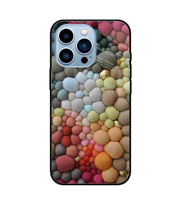 Colorful Balls Rug iPhone 13 Pro Glass Cover