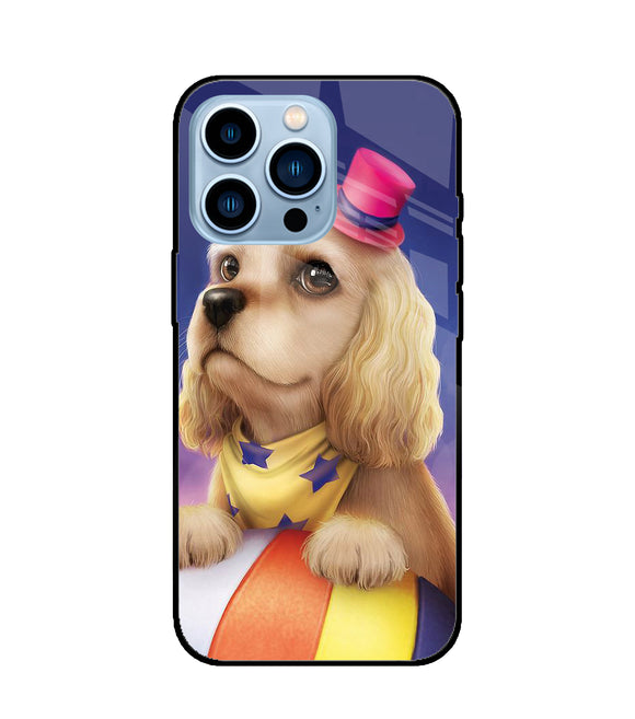 Circus Puppy iPhone 13 Pro Max Glass Cover