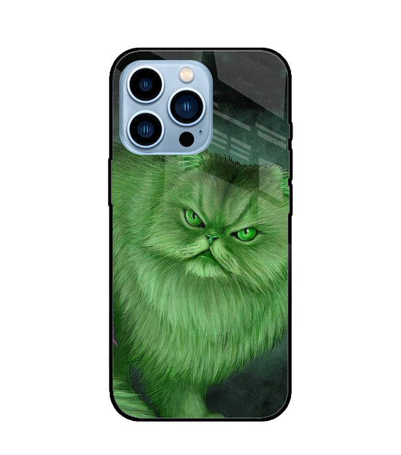 Hulk Cat iPhone 13 Pro Max Glass Cover