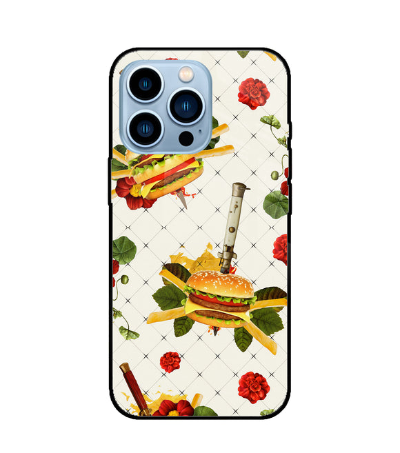 Burger Food Wallpaper iPhone 13 Pro Max Glass Cover