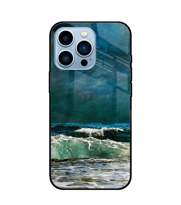 Sea Wave Art iPhone 13 Pro Max Glass Cover