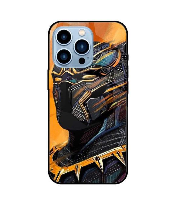 Black Panther Art iPhone 13 Pro Max Glass Cover